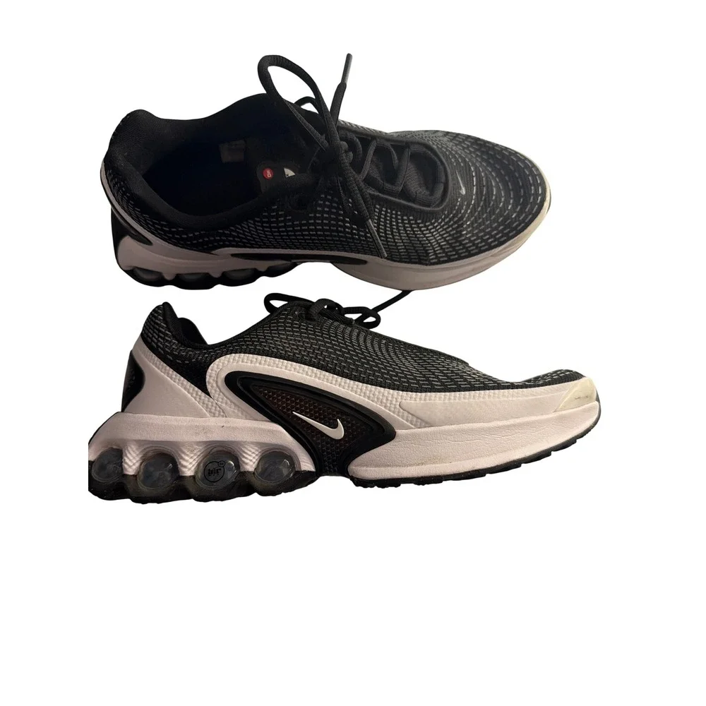 Nike Air Max Dn GS Black White Kids Running Shoes FB8987-001 Size 6Y